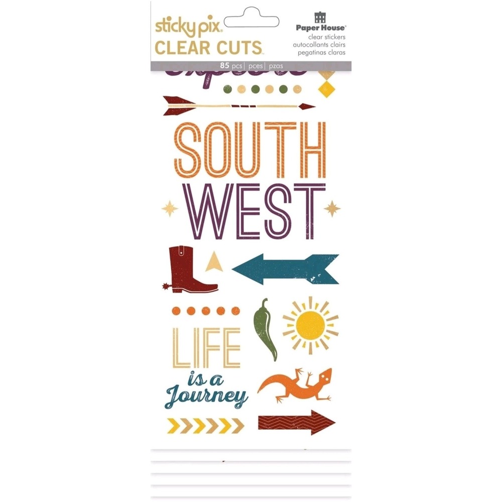 Paper House Southwest Travel Stickers Scrapbooking Planner Stickers